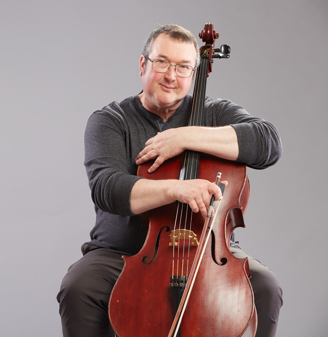 Ed Pendrous, cello soloist in the Elgar Concerto